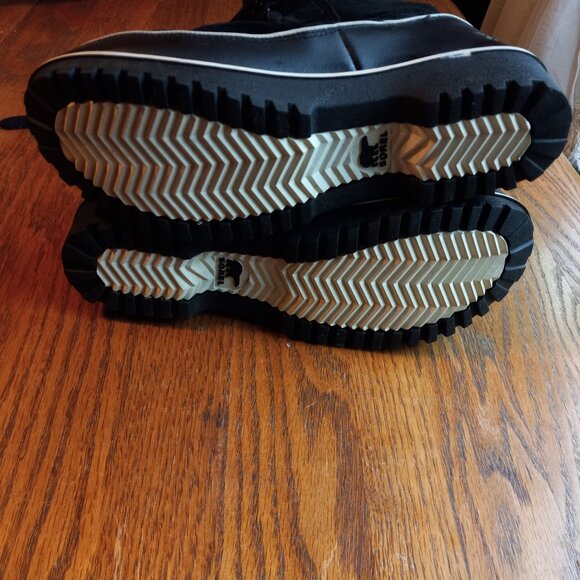 Sorel Joan of Arctic Women's Waterproof Black Suede Faux Fur-Lined Boot Size 9 - Picture 13 of 16